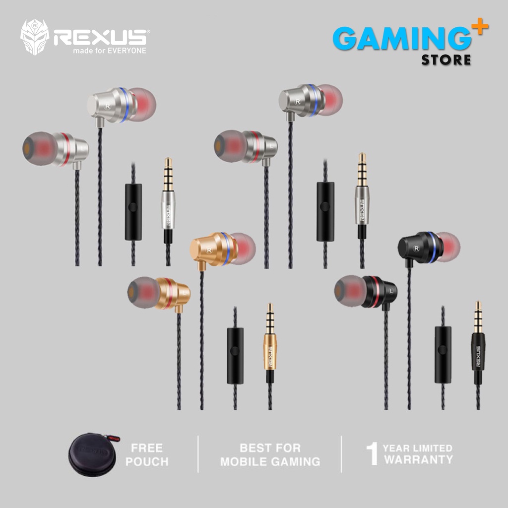 Earphone Rexus S500i - Earphone Stereo Rexus