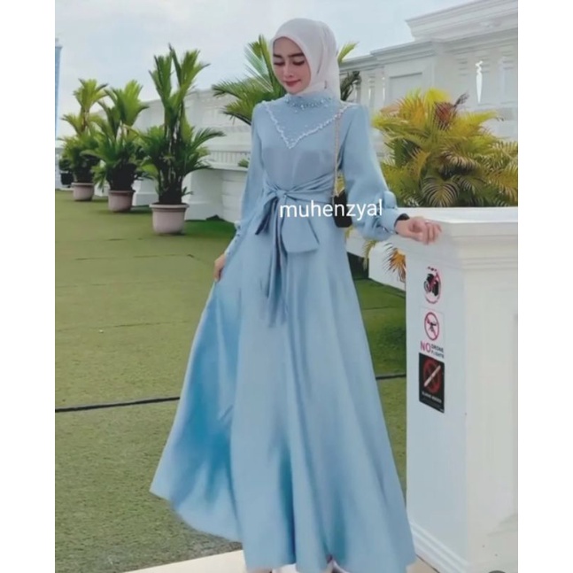 reva dress-gaun kondangan-gaun lamaran-bahan toberto cavally