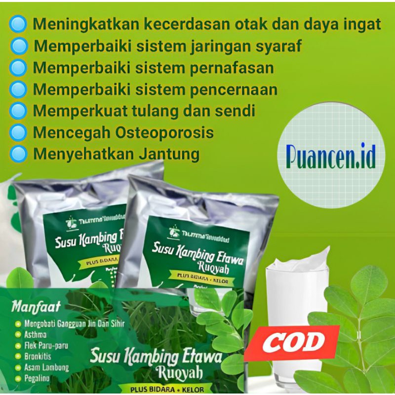 

Susu Etawa Ruqyah Bidara Kelor Kambing Lambung Paru Tulang DLL