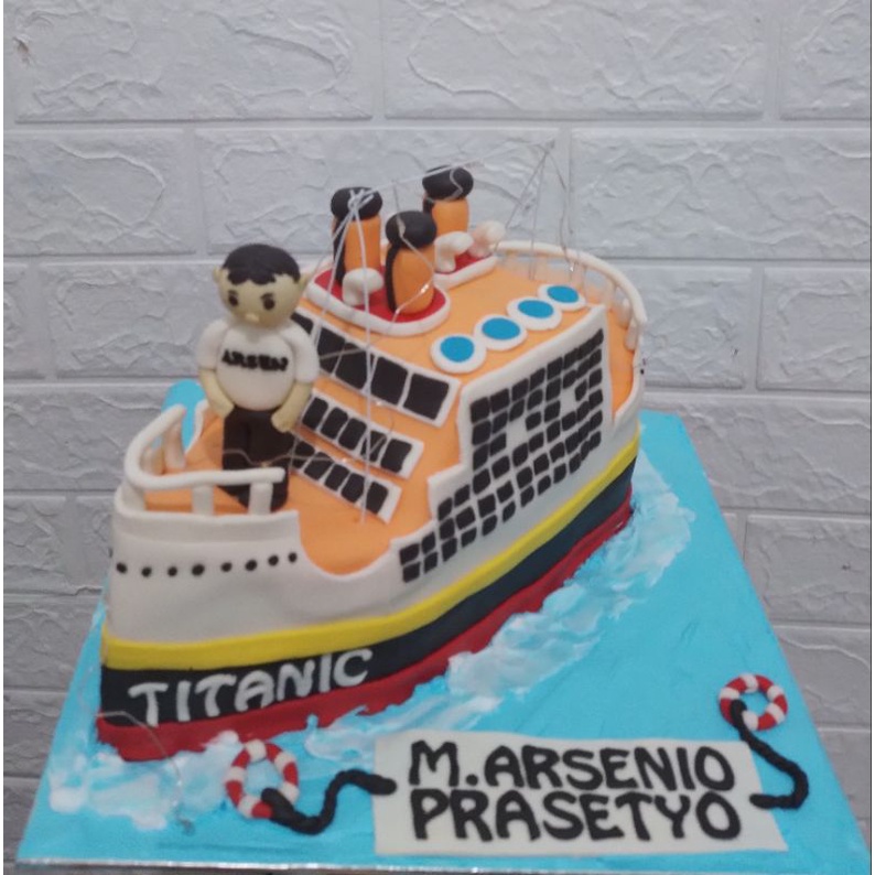 

kue ulang tahun tema kapal