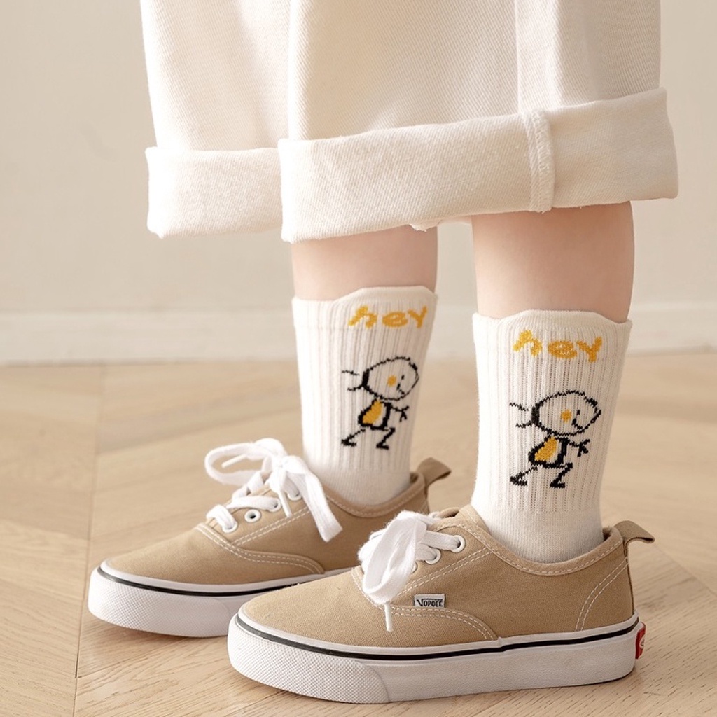 INFY - Kaos Kaki Anak Lucu Kaus Kaki Bayi Motif Hey Karakter KK065