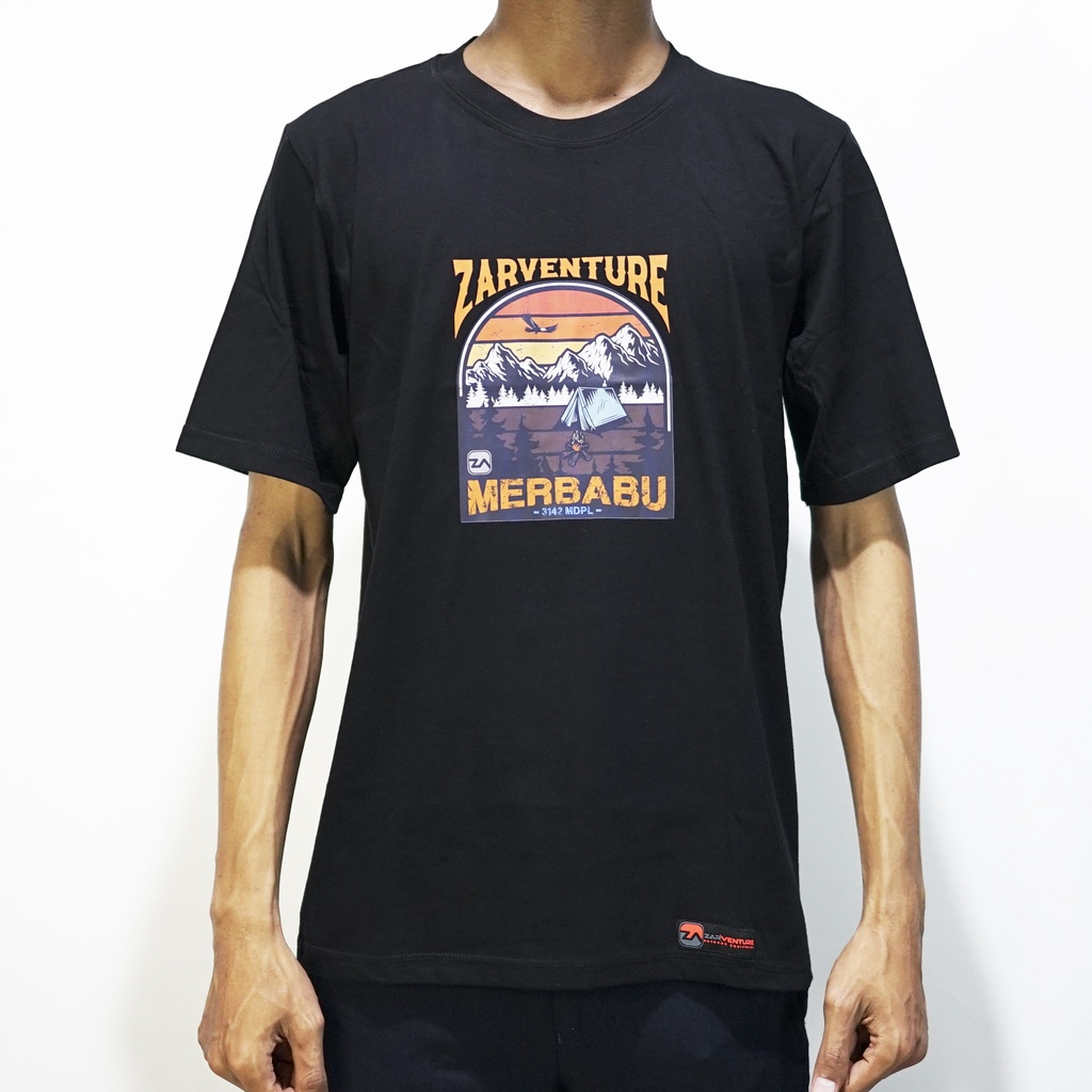 kaos tshirt tema adventure hiking zarventure 1004