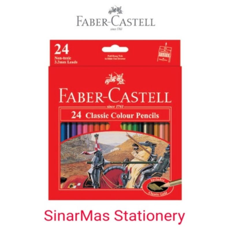 

Pensil Warna Faber Castell 24 Classic Colour - Pensil Gambar Faber Castell 24 Warna - Classic Colour Pencils Faber Castell 24