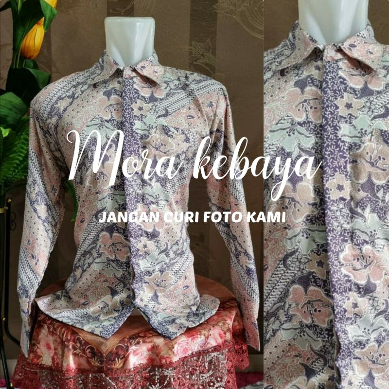 Kemeja batik lengan panjang pria/kemeja batik/batik pria lengan panjang