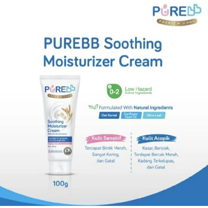 PUREBB Pure BB Soothing Moisturizer Cream 100 gr