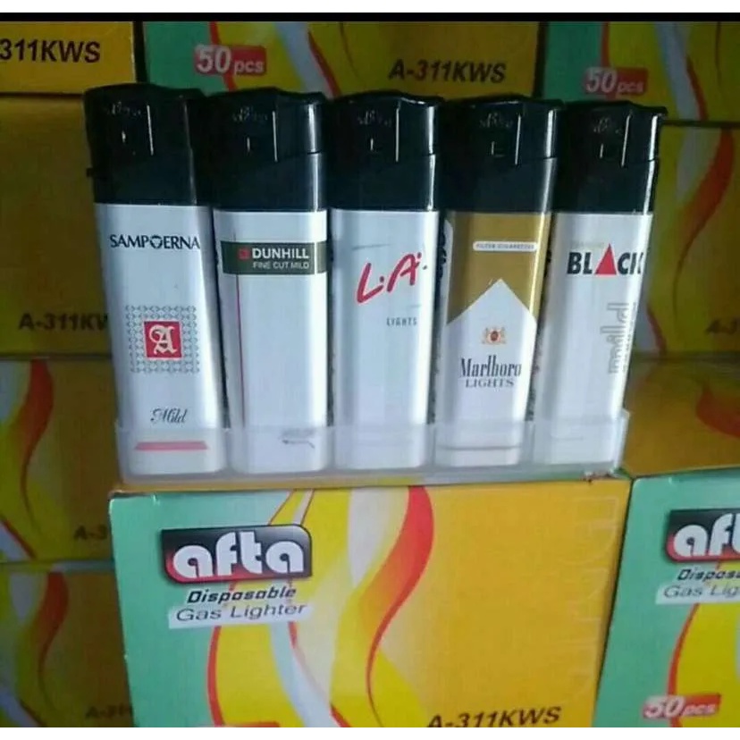 KOREK GAS MAGNET MOTIF ROKOK