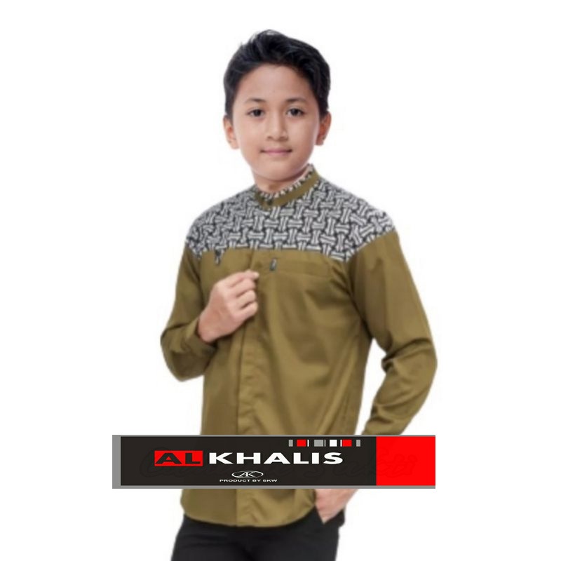 baju koko falcon anak panjang