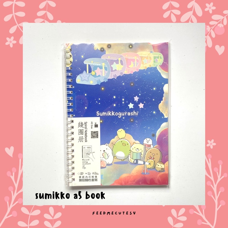 

sumikko a5 book | Feedmecutesy | atk alat tulis lucu anak import