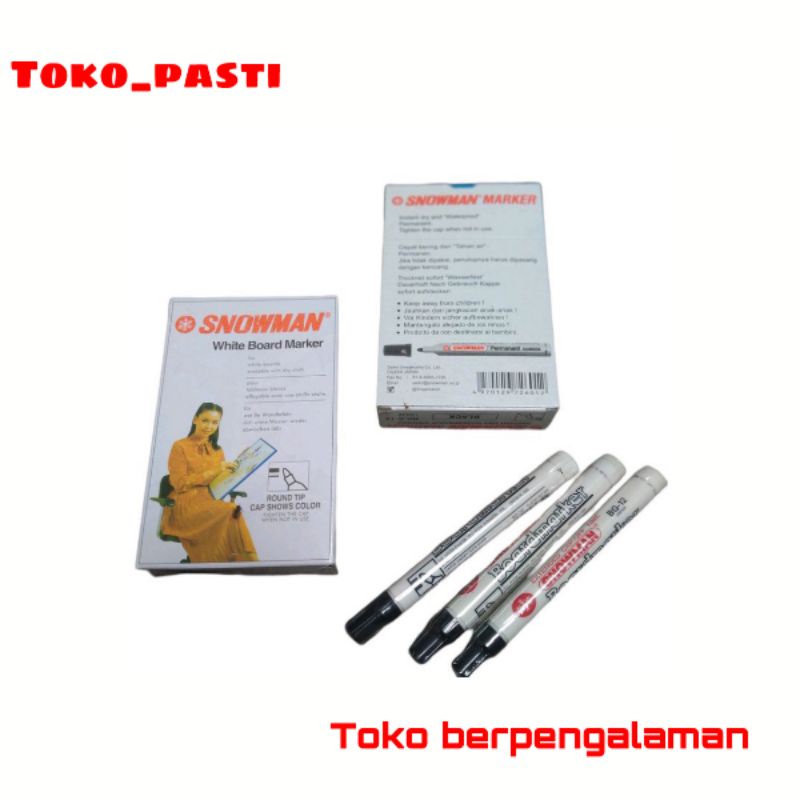 

SPIDOL SNOWMAN WHITE BOARD BESAR@12 pcs