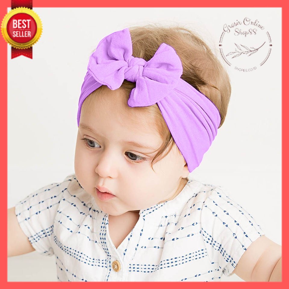 GOS -A408- Aksesoris Anak Bayi Perempuan Bandana Bando Model Pita