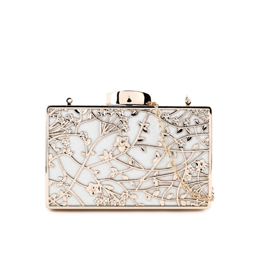 Aamour Venice Flower Clutch Wanita