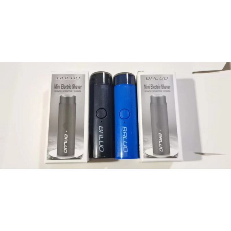 BALUO mesin cukur kumis alat cukur jenggot mesin cukuran kumis