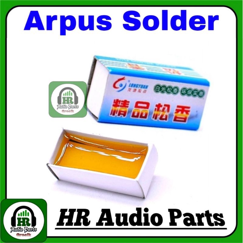 Arpus Solder Listrik Gondorukem Siongkak Resin Pasta Padat Flux Minyak solder