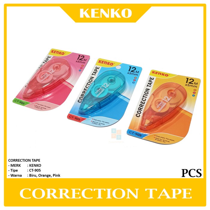 

KENKO - Tip-Ex Roll Correction Tape CT-905 12x5m - Pcs