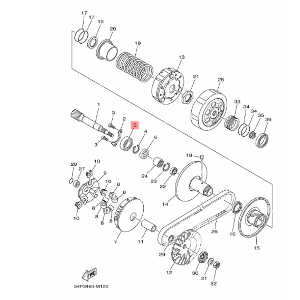 PAKET BEARING LAHER GARDAN RASIO MIO J SOUL GT FINO FI XRIDE X RIDE 115 LAMA ORI YGP