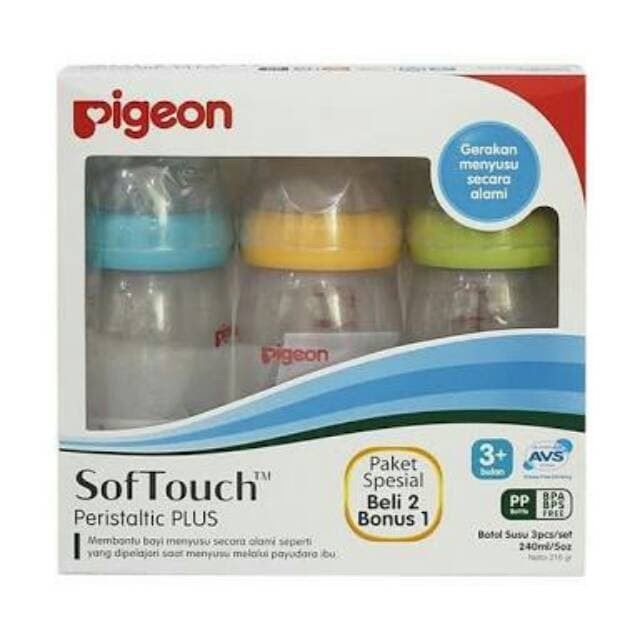 Pigeon Bottle Wide Neck 240Ml Buy 2 Get 3