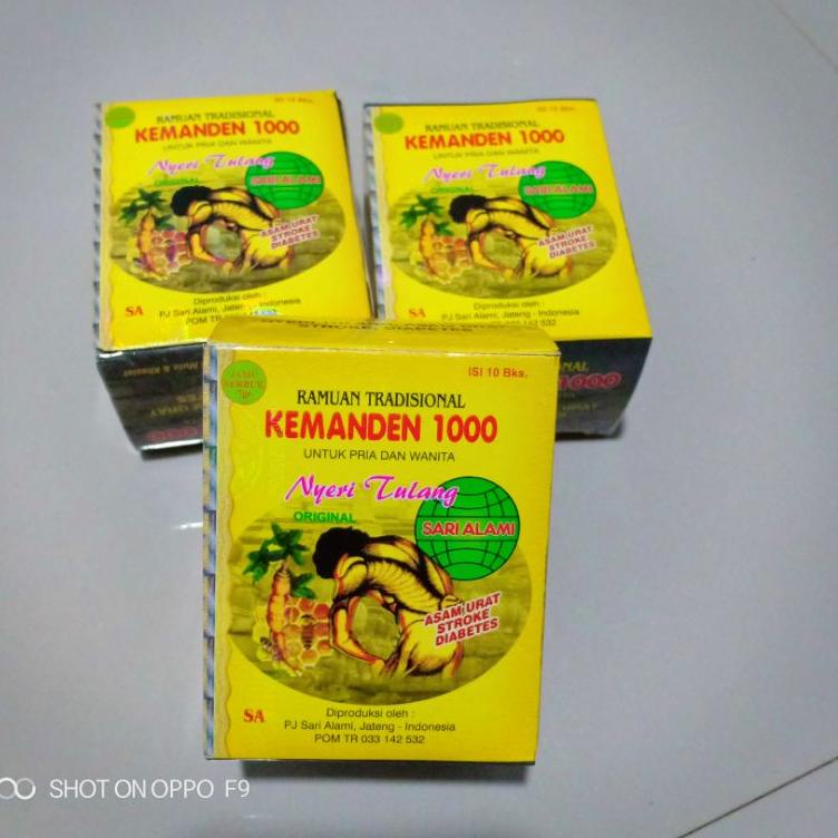 

✔✔SALE✔✔ KEMANDEN 1000 (nyeri tulang) bubuk/jamu/serbuk