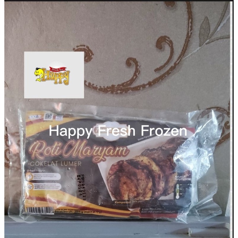 

Roti Maryam Cokelat Lumer Beku Frozen 350 gram