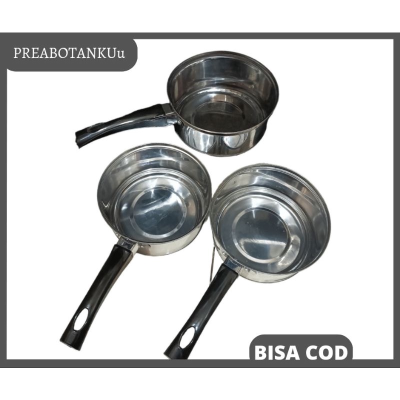 Panci stainless Panci serbaguna Panci sayur Panci susu Panci