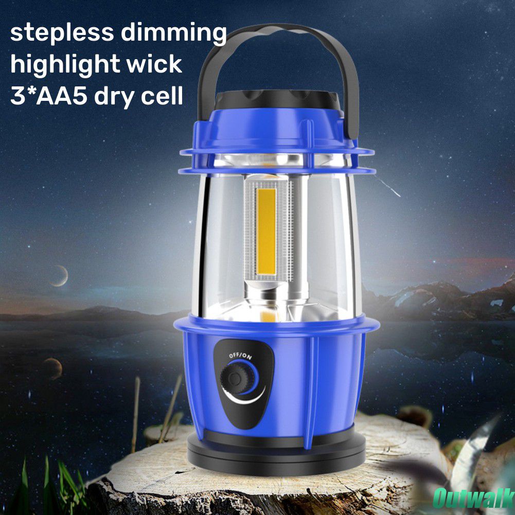 ღ Camping Lampu Berguna Tenda Lampu Dapat dengan Bebas Mengatur Kecerahan Cahaya Portable Lampu Darurat Pemeliharaan Kendaraan Luar Ruangan Rumah Tangga Suasana lentera