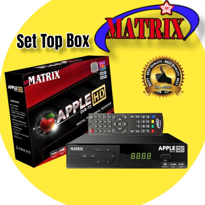 Set Top Box Matrix Merah STB Matrix Merah