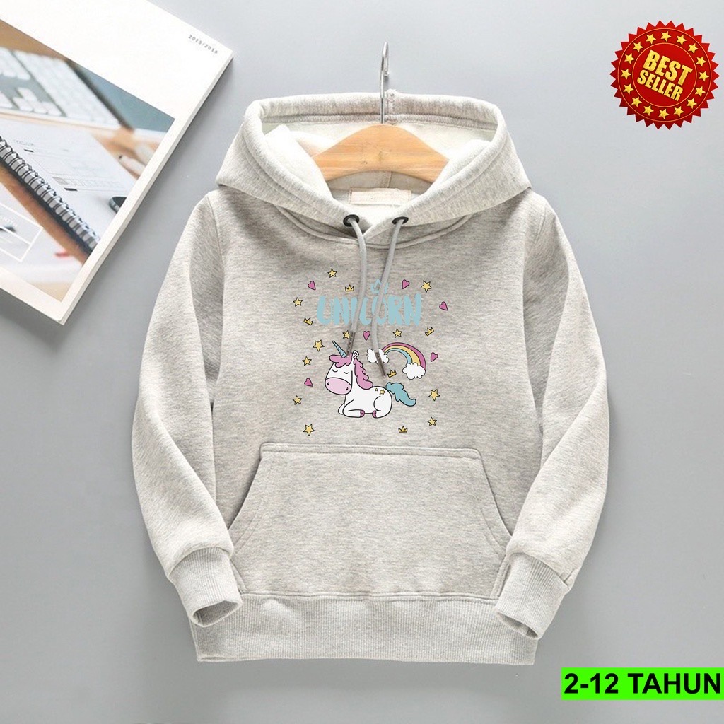 Jumper Hoodie Anak UNIC RAINBOW II Jaket Hoodie Anak Viral II Sweater Hoodie Kids Sz M - XL ( Laki Laki &amp; Peremepuan )