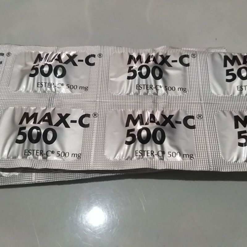 MAX-C Ester C 500mg Per STRIP (Ed 6 2023)