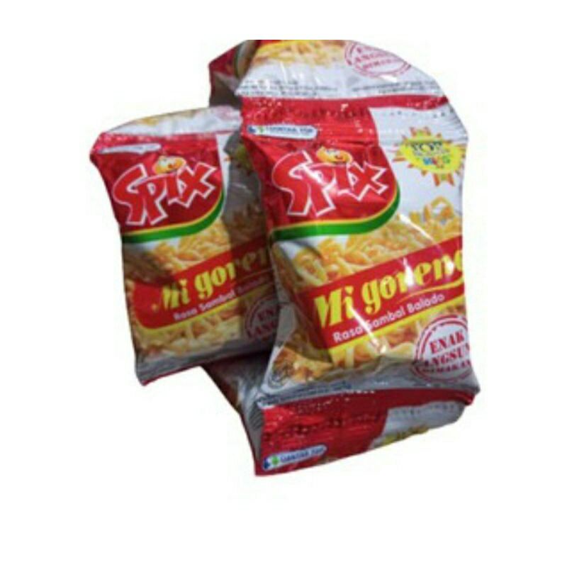 

SPIX MI GORENG PER RENCENG ISI 10 BKS × 10 GR