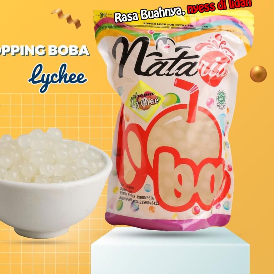

Diskon | HJ6 | Popping Boba Lychee 500gr - Poping Jelly Nataria - Bandar Powder