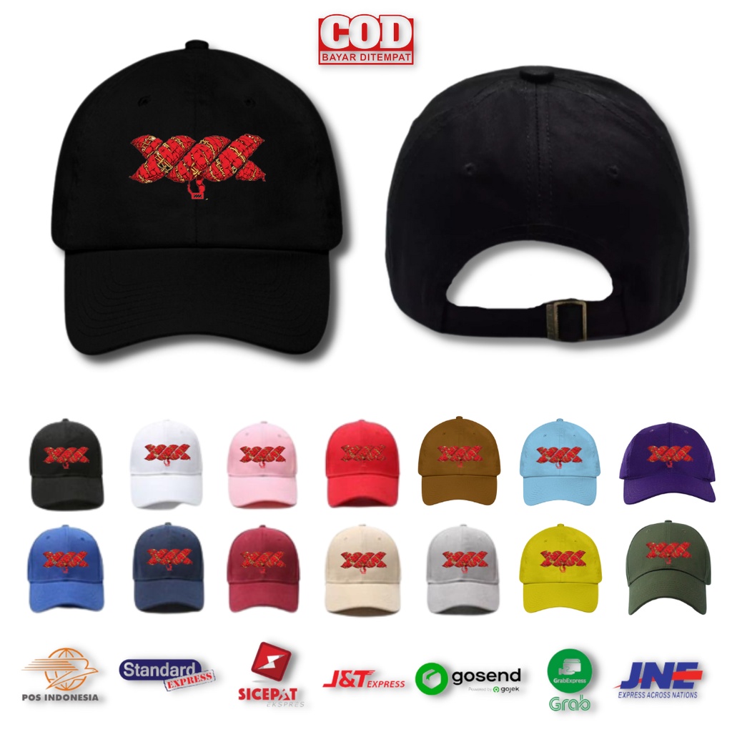 Topi Baseball Cap Pria Wanita Dewasa Distro Wadezig Terbaru Tali Ring Besi