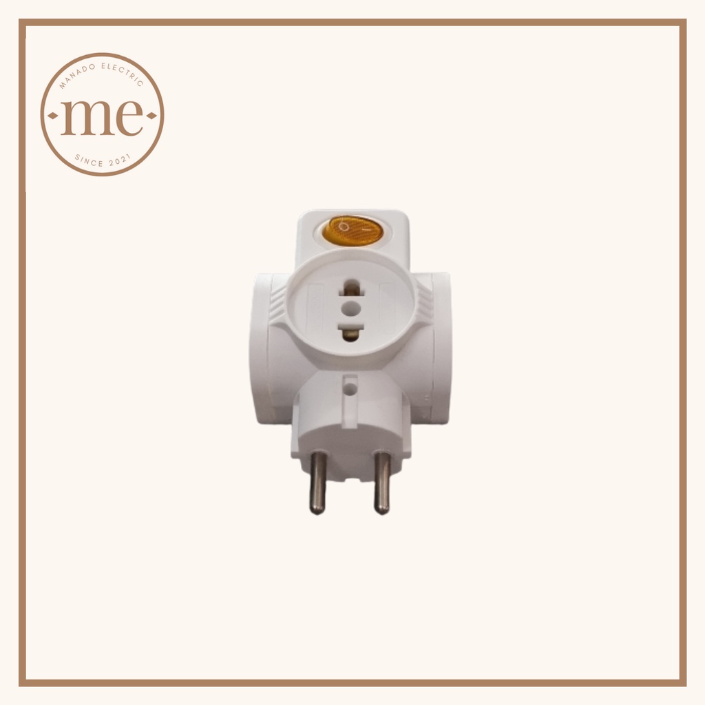 Steker T-Arde + Saklar Matsui MT317S