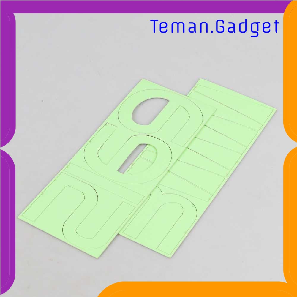 TG-PJM Taffware Jam Dinding Besar DIY Giant Glow in The Dark 80-130cm - JM-08
