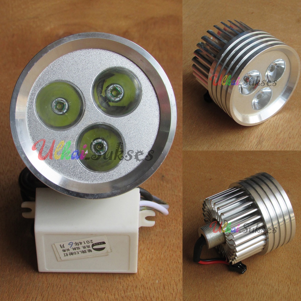 Lampu Tembak Fokus Motor Dan Mobil Aksesoris Lampu Tembak Cahaya Putih Waterproof 2 Mode Flash Dan D