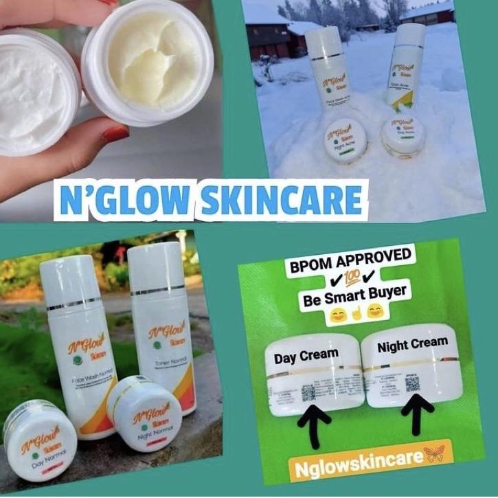 ◘ N'glow skincare  | Serum N'glow || Bedak N'glow ♛