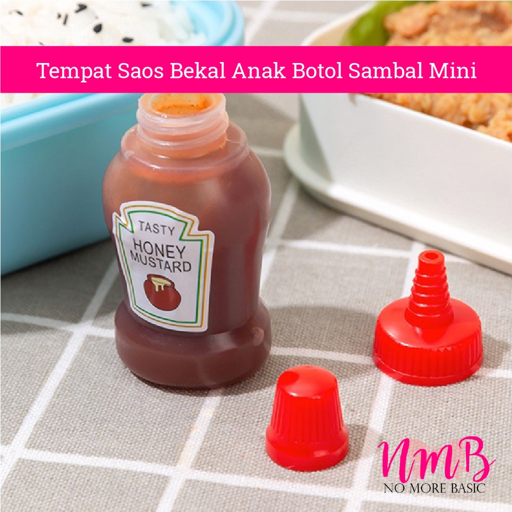 Tempat Saos Bekal Anak Botol Sambal Mini