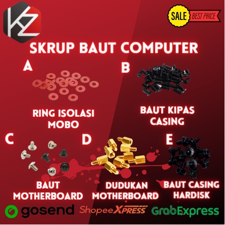 skrup, baut, screw, komputer