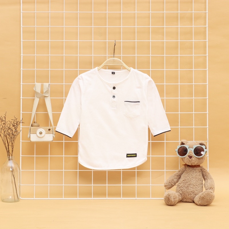premium heppikidsindo - baju koko putih anak laki laki - kurta putih anak laki laki-koko anak laki