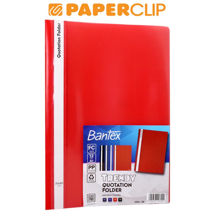 

BUSINESS FILE BANTEX FOLIO 3224 09 RED 12S