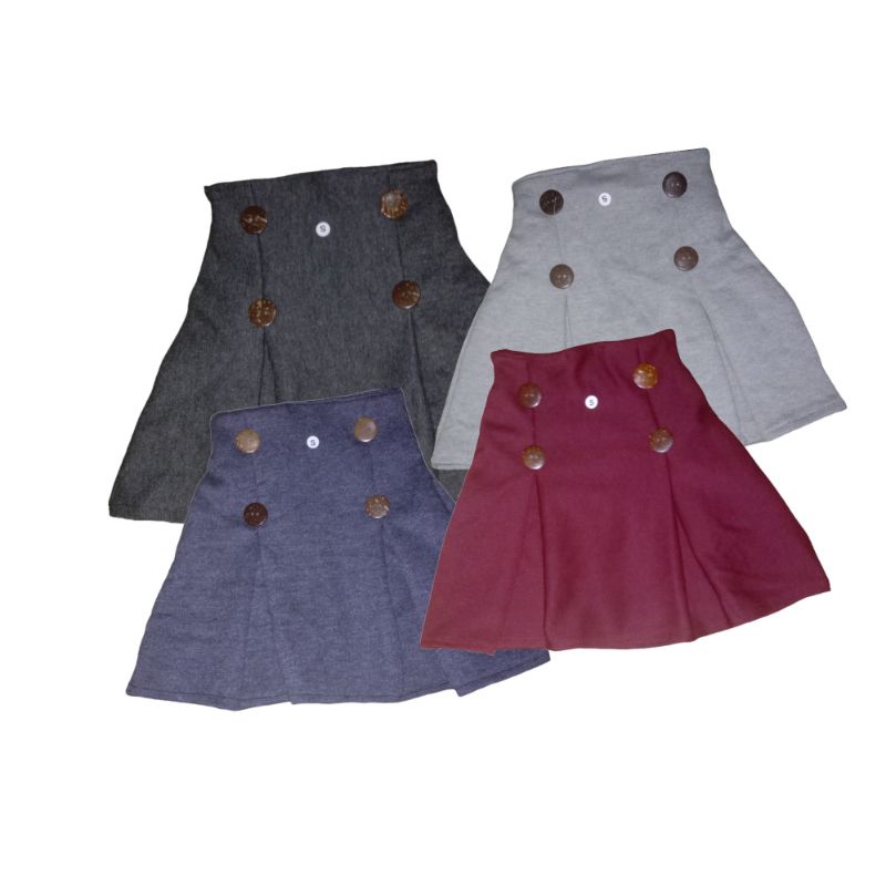 RAYYA SKIRT Rok Mini Anak Kancing 1-4 Tahun