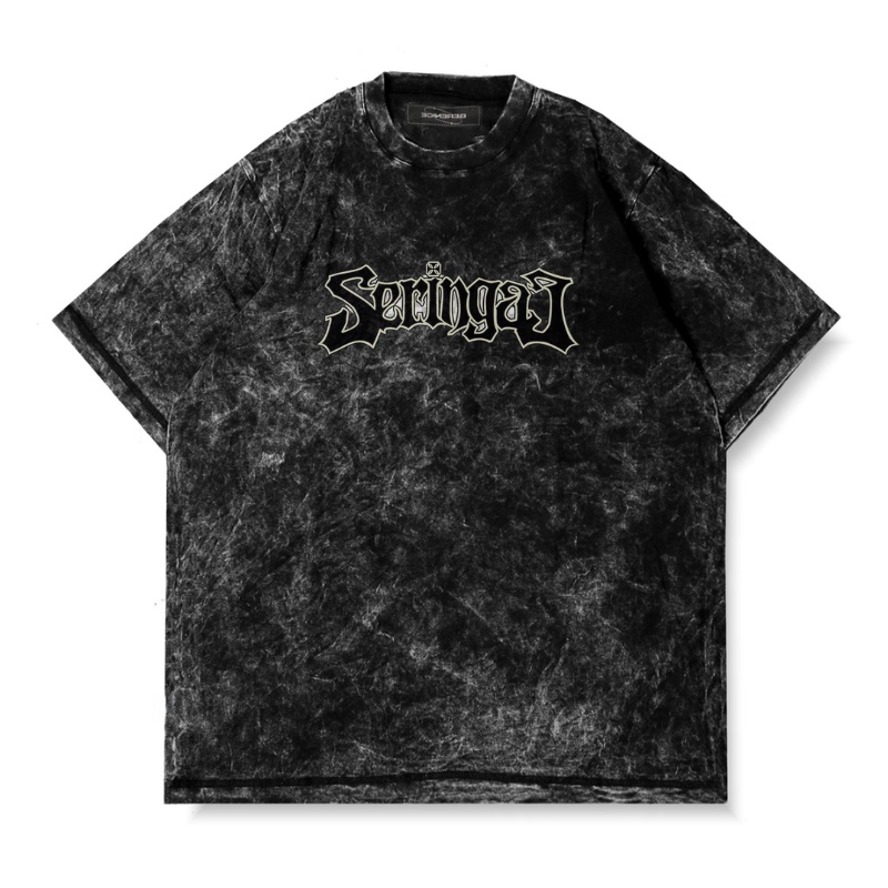 Juragan- T-shirt Oversize Seringaj Metal Sandwash Washed