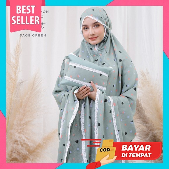 Mukena Bali Valencia Standard Arnisa Official Mukenah Dewasa Mungkena Dewasa Bahan Adem Telekung Muk