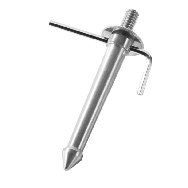 Zzz 3/8in1/4in Drat Stainless Steel Ground Spike Tripod Kaki Metal Spike Mount