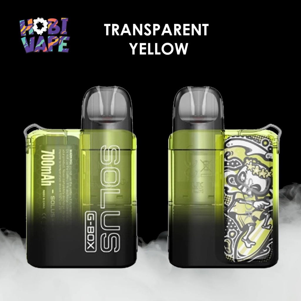 SMOK PODS SOLUS G-BOX 18W 700MAH POD KIT BY SMOK / SOLUS G BOX KIT G-BOX - TRANSPARENT