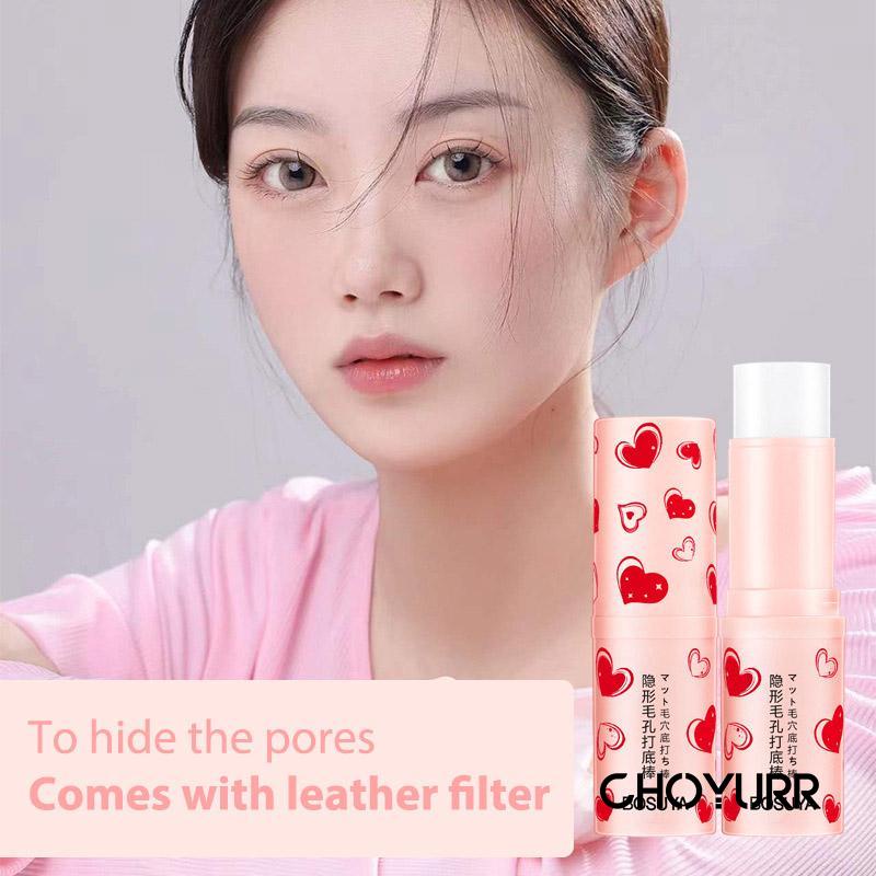 【COD】Stick Concealer / Matte Foundation Stick / Invisible Pore Moisturizing Isolation Matte Primer Concealer Mencerahkan Kulit-CH