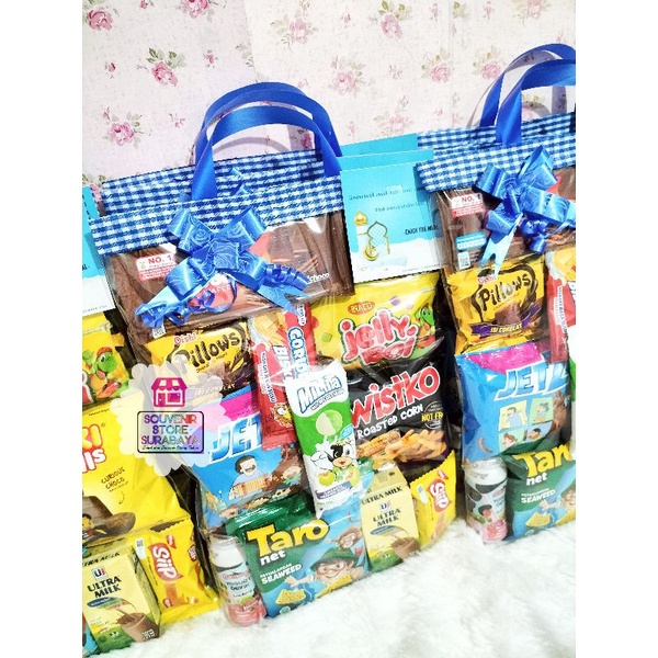 FULL SNACK || paket ulang tahun anak || Bingkisan snack ultah || Hampers snack full 13 macam snack