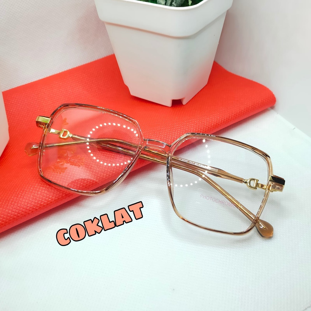 KACAMATA PHOTOCROMIK KODE 0366 FREE BOK DAN LAP BISA CSTM WULAN BINTANG SHOP
