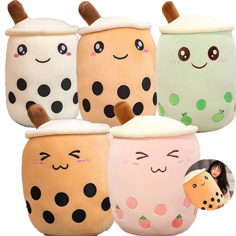 Teh24 /35 /50 /70cm Bubble Boba Cup Boneka Lembut Bantal Mewah Kawaii Cushion Cute