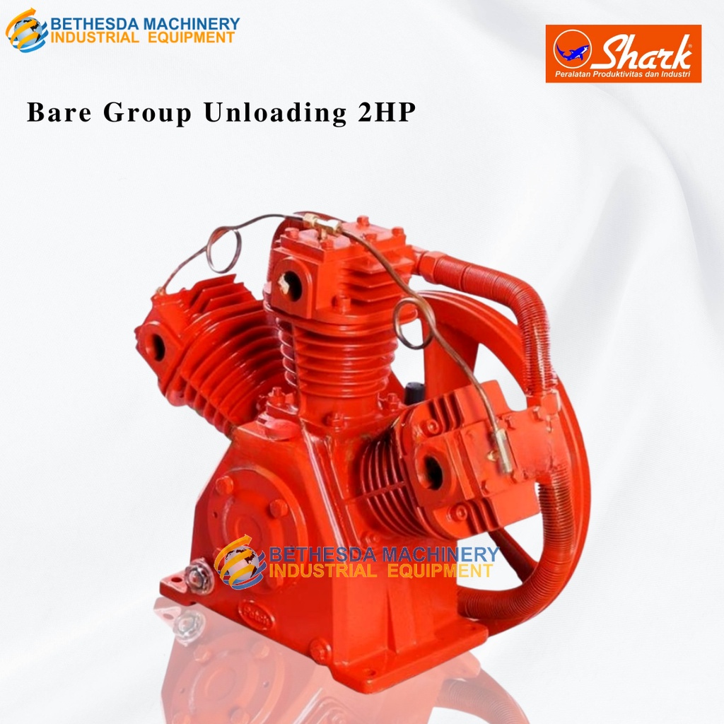 Shark Kepala Kompresor Angin/ Bare Compressor 2 HP 3HP 5 HP 3 Silinder