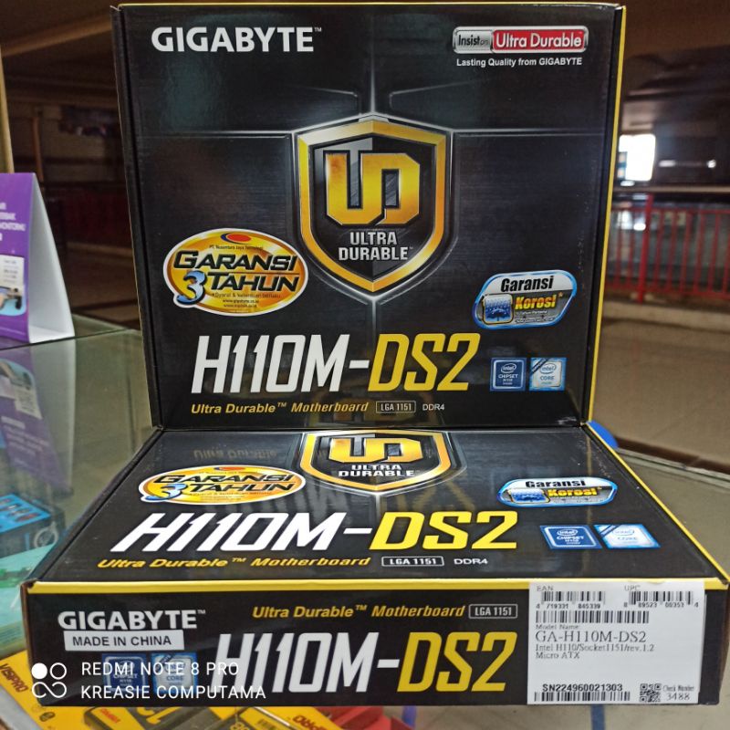 MOTHERBOARD GIGABYTE H110M LGA 1151