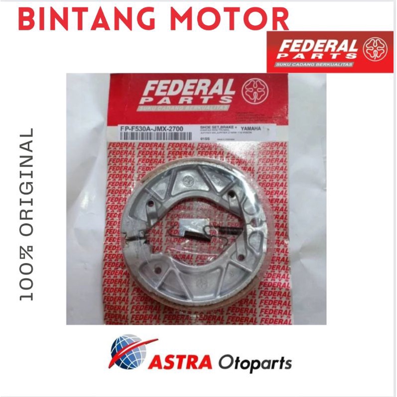 Kampas Rem Belakang MX Jupiter ZNew Mio Vixion + Per Federal